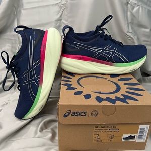 GEL-NIMBUS 15 INDIGO BLUE/PURE SILVER US WOMEN 7